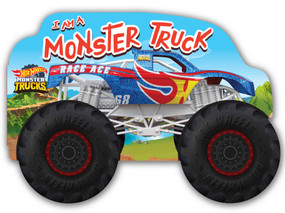 Hot Wheels: I Am a Monster Truck (A Board Book with Wheels) by Mattel, 9781499813524