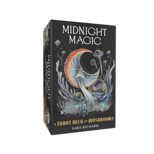 Midnight Magic (A Tarot Deck of Mushrooms) by Sara Richard, 9781507220139