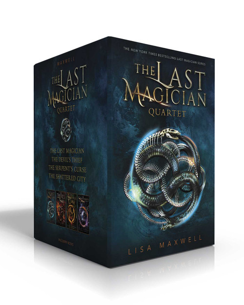 The Last Magician Quartet (Boxed Set) (The Last Magician; The Devil's Thief; The Serpent's Curse; The Shattered City) by Lisa Maxwell, 9781534448865