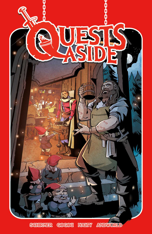 Quests Aside Vol. 1 (Adventurers Anonymous) by Brian Schirmer, Elena Gogou, Rebecca Nalty, Andworld Design, Adrian F. Wassel, Tim Daniel, 9781638491576