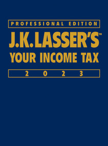 J.K. Lasser's Your Income Tax 2023 (Professional Edition) by J.K. Lasser Institute, 9781394157716