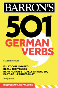 501 German Verbs, Sixth Edition - 9781506286464 by Henry Strutz, 9781506286464