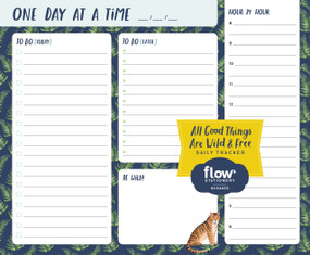All Good Things Are Wild and Free Daily Tracker by Irene Smit, Astrid van der Hulst, Editors of Flow magazine, Valesca van Waveren, 9781523510467
