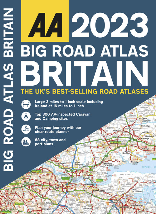 Big Road Atlas Britain 2023 PB by AA Publishing AA Publishing, 9780749582944