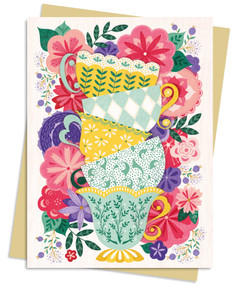 Jenny Zemanek: Teacups Greeting Card Pack (Pack of 6) by Flame Tree Studio, 9781804172988