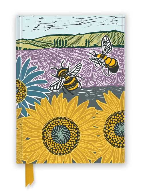 Kate Heiss: Sunflower Fields (Foiled Journal) by Flame Tree Studio, 9781804173084