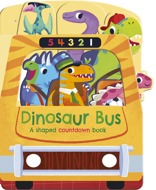 Dinosaur Bus (A shaped countdown book) by Helen Hughes, Mel Matthews, 9781664350670