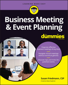 Business Meeting & Event Planning For Dummies by Susan Friedmann, 9781119982814