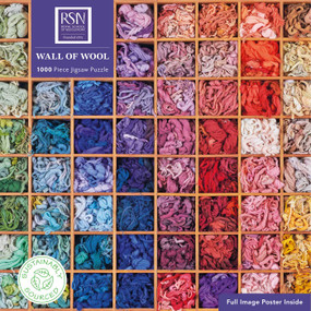 Adult Sustainable Jigsaw Puzzle: Royal School of Needlework: Wall of Wool (1000-pieces. Ethical, Sustainable, Earth-friendly) by Flame Tree Studio, 9781804173169