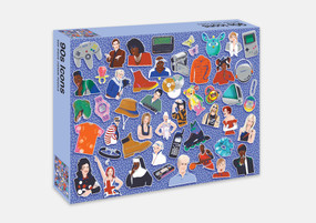 90s Icons Jigsaw Puzzle (500 Piece Jigsaw Puzzle) by Niki Fisher, 9781925811858