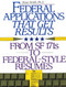 Federal Applications That Get Results (From SF 171s To New Electronic Applications) by Russ Smith, 9781570230349