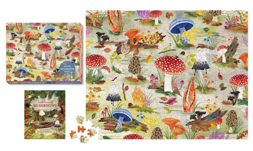 Mushrooms 500-Piece Puzzle by Meg Madden, 9780762481392