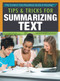 Tips & Tricks for Summarizing Text by Sandra K. Athans, Robin W. Parente, 9781477775837
