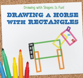 Drawing a Horse with Rectangles - 9781538331194 by Nia Kennedy, 9781538331194