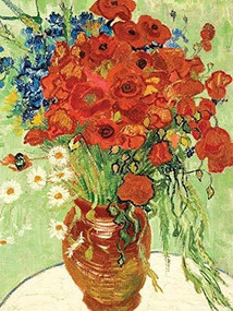 Van Gogh Daisies & Poppies 500-Piece Puzzle by Vincent Van Gogh, 9781682349069