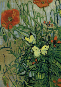 Van Gogh's Butterflies and Poppies Notebook by Vincent Van Gogh, 9780486846200