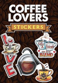 Coffee Lovers Stickers by Teresa Goodridge, 9780486849126