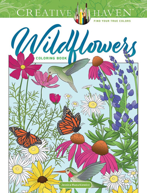 Creative Haven Wildflowers Coloring Book by Jessica Mazurkiewicz, 9780486849669