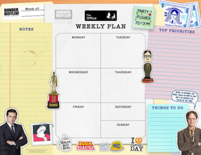 The Office: Weekly Planner Notepad by Insights, 9781647229115