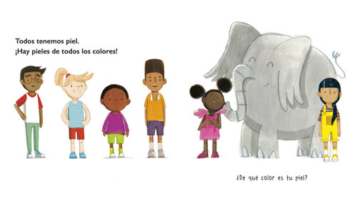 Nuestra piel: una primera conversación sobre la raza (Spanish Edition) by Megan Madison, Jessica Ralli, Isabel Roxas, Isabel Mendoza, 9780593523124