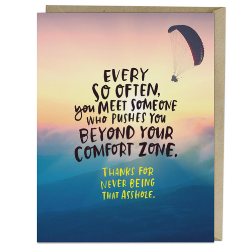 Comfort Zone Card by Em & Friends, 9781642445329