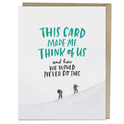 We Would Never Card by Em & Friends, 9781642445343