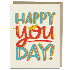 Happy You Day Card by Em & Friends, 9781642445688
