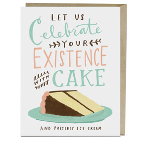 Celebrate With Cake Birthday Card by Em & Friends, 9781642440645