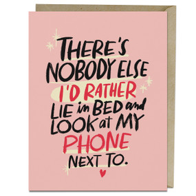 Look At My Phone Love Card by Em & Friends, 9781642440997