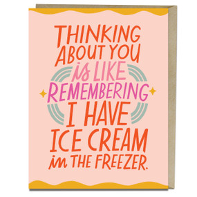 Ice Cream Freezer Love Card by Em & Friends, 9781642442359