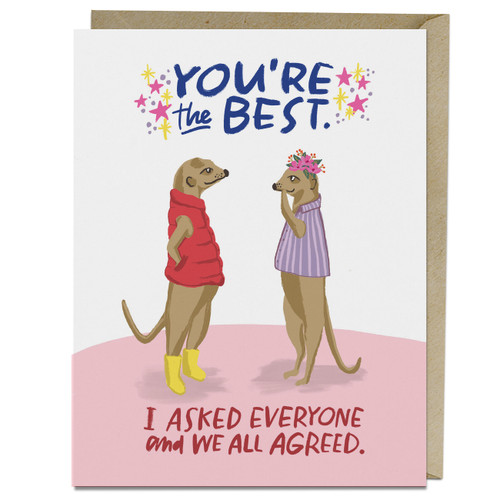 You're the Best Encouragement Card by Em & Friends, 9781642442441