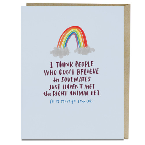 Pet Soulmate Empathy Card by Em & Friends, 9781642442489