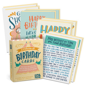 Birthday Cards, Box of 8 Assorted by Em & Friends, 9781642449297