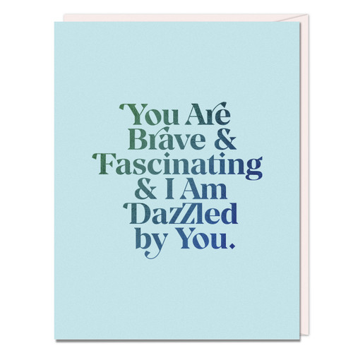 Brave & Fascinating Card by Em & Friends, 9781642449549