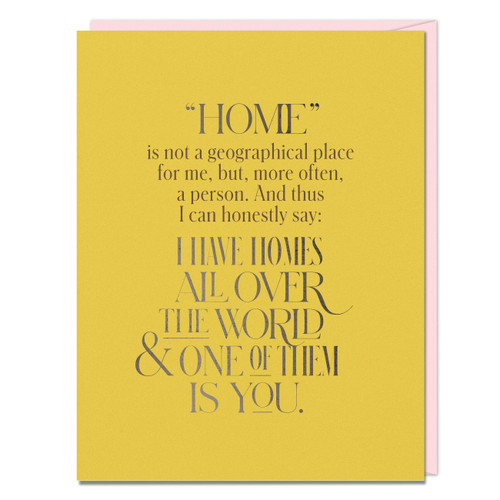 Homes All Over the World Card by Em & Friends, 9781642449600