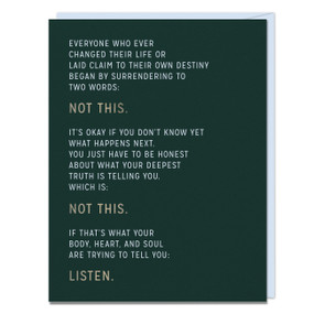 Not This Card by Em & Friends, 9781642449655