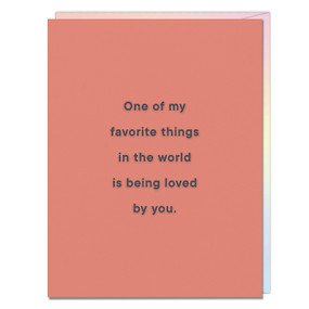 Favorite Things In The World Loved By You Card by Em & Friends, 9781642463033