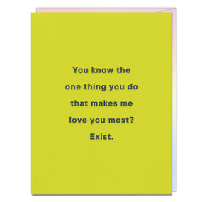 One Thing, Love You Most / Exist Card by Em & Friends, 9781642463132