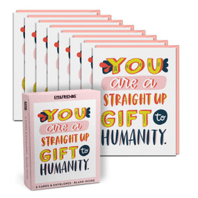 Gift to Humanity Cards Encouragement Cards with Envelopes (Box of 8) - 9781642463682 by Em & Friends, 9781642463682
