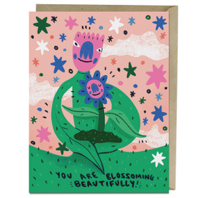Blossoming Beautifully Encouragement Card by Em & Friends, 9781642464054