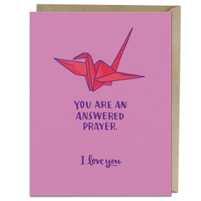 Answered Prayer Love Card by Em & Friends, 9781642463897