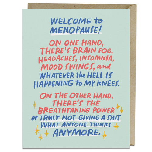 Breathtaking Power Menopause Card by Em & Friends, 9781642463811