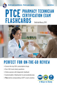 PTCE - Pharmacy Technician Certification Exam Flashcard Ed. Book + Online  3rd. Edition by Della Ata Khoury, 9780738612799