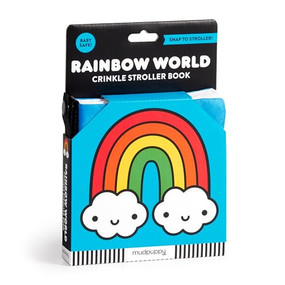 Rainbow World Crinkle Fabric Stroller Book by Mudpuppy, n/a Mochi Kids, 9780735377431