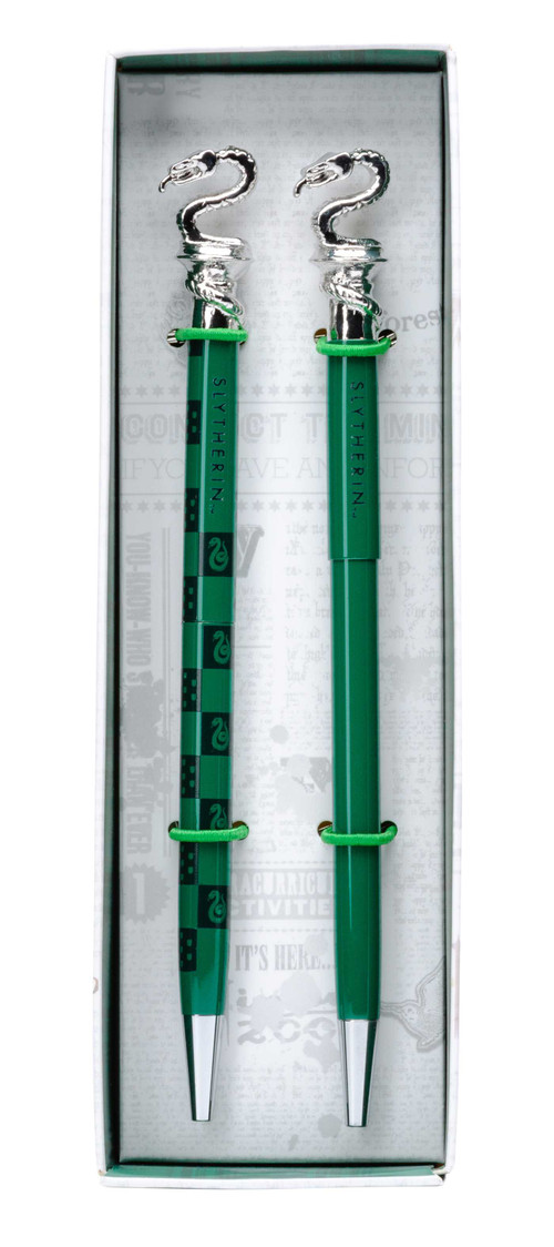 Harry Potter: Slytherin Pen and Pencil Set (Set of 2) by Insight Editions, 9798886630619