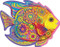 WOODEN PUZZLE FISH by , 9781441335524