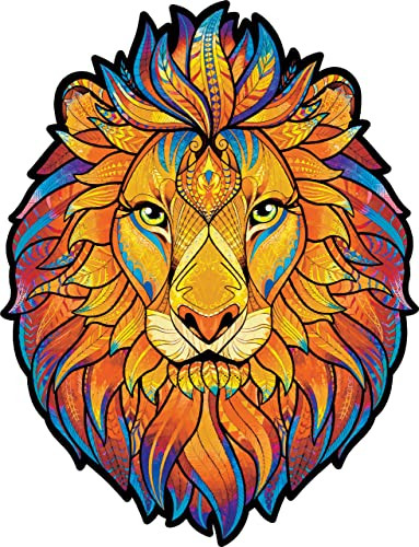 WOODEN PUZZLE LION by , 9781441335531