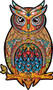 WOODEN PUZZLE OWL by , 9781441335548