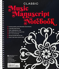 MUSIC MANUSCRIPT NOTEBOOK, 9781441339669