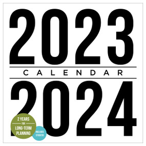 2023-2024 Two Year Wall Calendar by TF Publishing, 9781639243778